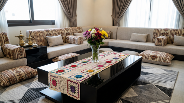 مفرش طاولة كوروشية